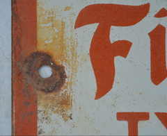 Firestone Tyres - Tubes  Enamel  Sign
