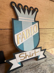 1960's FABLO Shirt Sign