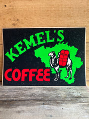 1970's KEMEL'S COFFEE SIGN