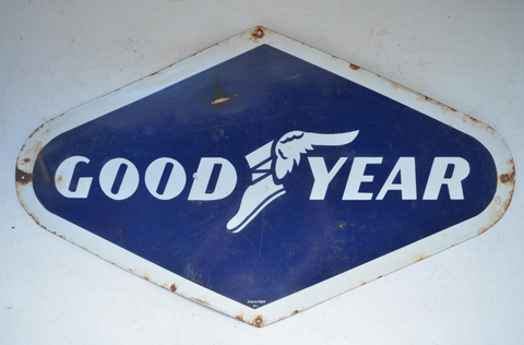 GOODYEAR   ENAMEL SIGN