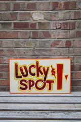 Lucky Spot $1 Circus Sign