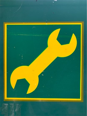 Motorway Service Sign