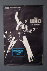 The Who 1972 European Tour Poster (original)
