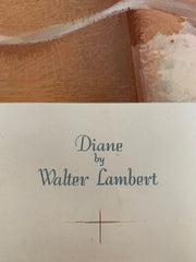 70's Walter Lambert Print ( DIANE )