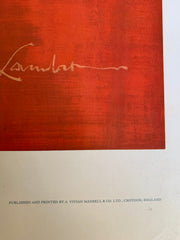 70's Walter Lambert Print ( DIANE )